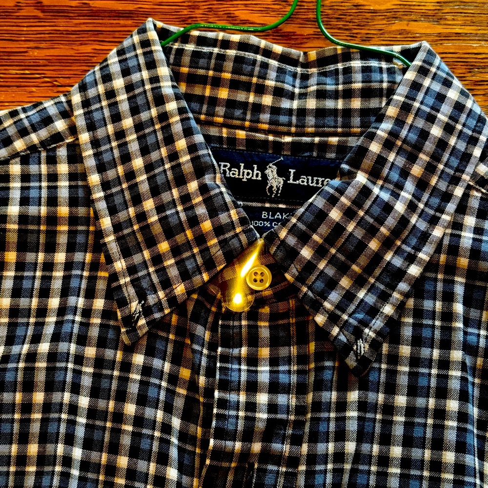 Polo Ralph Lauren Short Sleeve Button Down
Plaid Shirt size XL